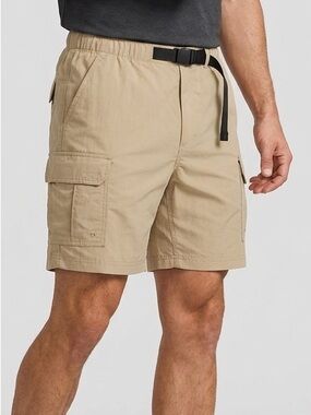 Royal Robbins Men’s XL Supplex Nylon Cargo Hiking Shorts Khaki